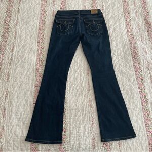 True Religion Dark Indigo mid rise bootcut Jeans